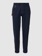 Stoffen broek met structuurmotief, model 'Conn'