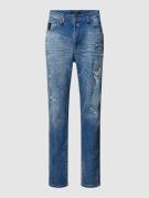 Jeans in used-look, model 'Felice'
