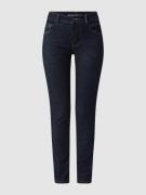 Slim tapered fit jeans met stretch, model 'Gigi'
