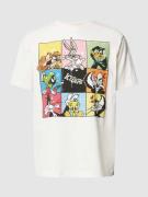 T-shirt in off-white met Looney Tunes®-print