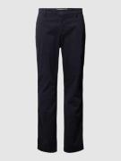 Slim fit chino met viscose, model 'OLAV'