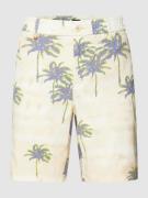 Shorts met all-over motief