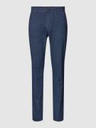 Slim fit chino met all-over motief