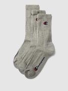 Sokken met labeldetail in een set van 3 paar, model 'Crew Socks'