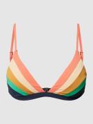 Bikinitop in colour-blocking-design, model 'DAY BREAK'