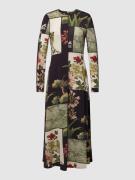 Maxi-jurk met all-over bloemenprint, model 'GRETIAA'