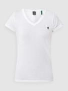 Slim fit T-shirt van biologisch katoen, model 'Eyben'