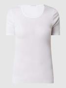T-shirt van katoen, model 'Cotton Seamless'
