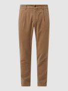 Relaxed fit chino met stretch, model 'Bashy'