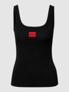 Tanktop met labelpatch