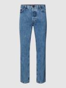 Straight leg jeans met stitchingdetail, model 'HUGO 634'