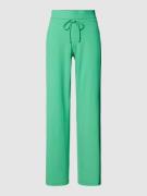 Straight leg broek met tunnelkoord, model 'CANDICE'