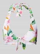 Bikinitop met bloemenprint