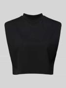 Mouwloze top met turtleneck, model 'NAVINA'