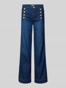 Bootcut jeans met sierknopen, model 'AUDREY'