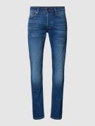 Slim fit jeans in effen design, model 'GLENN'