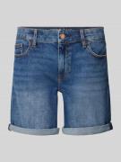 Korte regular fit jeans in 5-pocketmodel