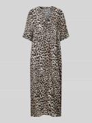 Midi-jurk met dierenprint, model 'Joella'