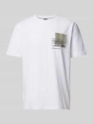 T-shirt met labelprint, model 'Teebero'