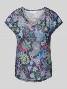 T-shirt met paisleymotief