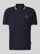 Regular fit poloshirt met labelbadge, model 'MACAS'