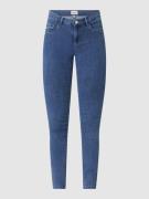 Skinny fit jeans van viscosemix, model 'Rain'