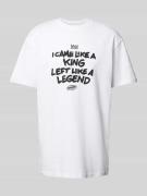 Oversized T-shirt met statementprint, model 'Like a Legend'