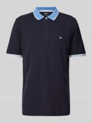 Regular fit poloshirt met contrastgarnering