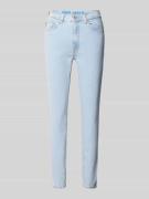 Jeans met labeldetail, model 'Malu'