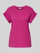 T-shirt met ronde hals