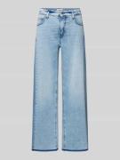 Flared jeans in 5-pocketmodel, model 'PALAZZO'