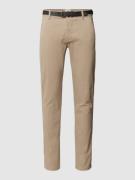 Classic fit chino met achterzakken