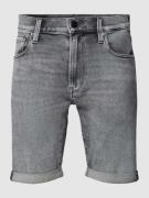 Korte slim fit jeans in 5-pocketmodel