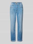 Regular fit jeans met paspelzakken, model 'PEARLIE'