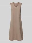 Maxi-jurk met V-hals, model 'Apernille'