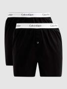 Slim fit boxershorts van katoen, set van 2 stuks