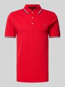 Poloshirt met labeldetail