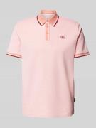 Regular fit poloshirt met labelprint