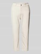 Slim fit broek met verkort model