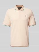 Regular fit poloshirt met logostitching, model 'BLUWIN'