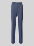 Slim fit pantalon met riemlussen, model 'Leon'