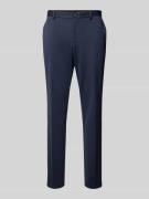 Slim fit pantalon met persplooien, model 'Genius'