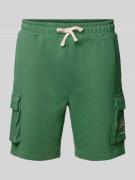 Regular fit sweatshorts met cargozakken, model 'MORANDI'