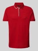 Regular fit poloshirt met logostitching