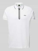 Regular fit poloshirt met structuurmotief, model 'Philix'