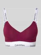 Bralette met elastische band met label