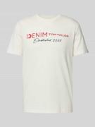 T-shirt met ronde hals