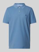 Regular fit poloshirt met labelstitching