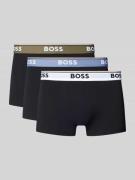 Boxershort met elastische band in een set van 3 stuks