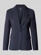 Blazer met paspelzak op de borst, model 'LAMINE'